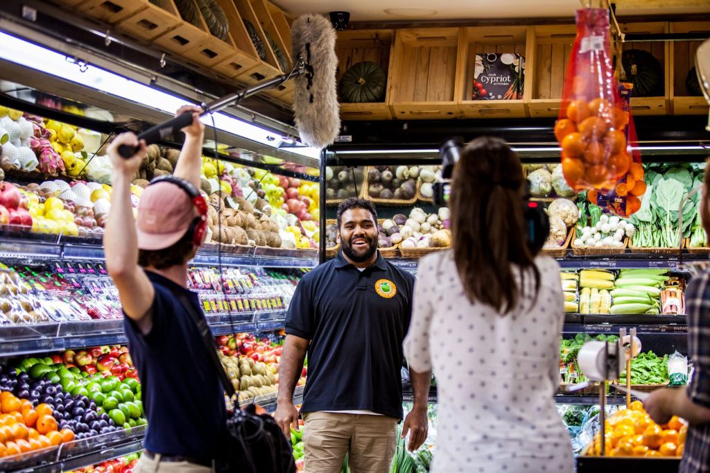 Fresh food retailer marketing campaign by Harvest